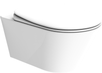 Унитаз подвесной Boheme Avva 972-W белый глянец