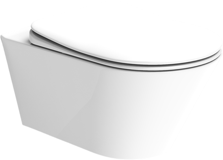 Унитаз подвесной Boheme Avva 972-W белый глянец