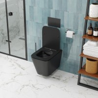 Унитаз подвесной Ceruttispa Maiella Aria CT9163 безободковый, с микролифтом