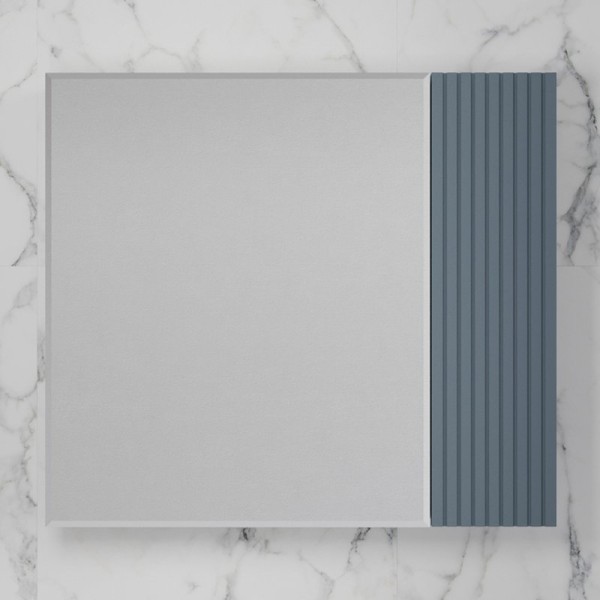 Зеркало-шкаф Style Line Стокгольм, 80, графит софт