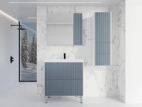 Зеркало-шкаф Style Line Стокгольм, 80, графит софт