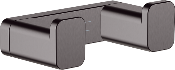 Крючок Hansgrohe AddStoris 41755340 двойной, шлифованный черный хром