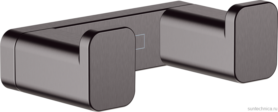 Крючок Hansgrohe AddStoris 41755340 двойной, шлифованный черный хром