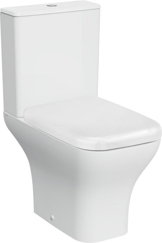 Унитаз-компакт напольный VitrA Polar 9843B003-7201 безободковый, с микролифтом