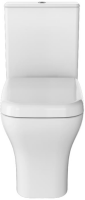 Унитаз-компакт напольный VitrA Polar 9843B003-7201 безободковый, с микролифтом