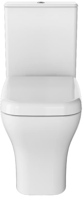 Унитаз-компакт напольный VitrA Polar 9843B003-7201 безободковый, с микролифтом