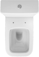 Унитаз-компакт напольный VitrA Polar 9843B003-7201 безободковый, с микролифтом