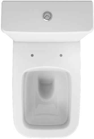 Унитаз-компакт напольный VitrA Polar 9843B003-7201 безободковый, с микролифтом