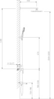 Душевой комплект Timo Selene SX-3069/00SM (1113) С ВНУТРЕННЕЙ ЧАСТЬЮ