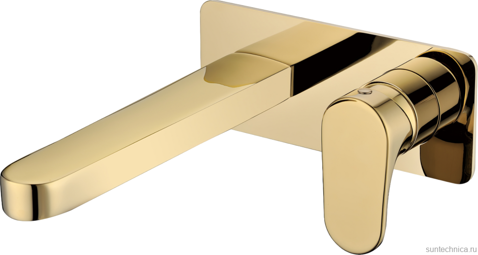 Смеситель для раковины Boheme Spectre 455-G С ВНУТРЕННЕЙ ЧАСТЬЮ  золото