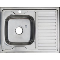Мойка кухонная Melana 8060 L 0,6/160 серебристая