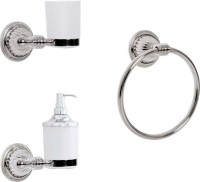 Набор Дозатор Boheme Hermitage Chrome + Стакан + Полотенцедержатель