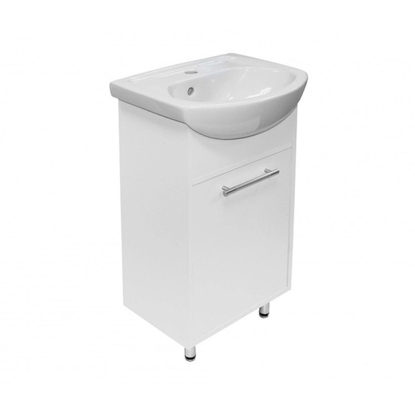 Тумба д/ванной "АлАн-45" белый  под ум. Уют-45