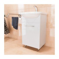 Тумба д/ванной "АлАн-45" белый  под ум. Уют-45