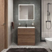 Тумба с раковиной BelBagno Kraft 39 70 напольная, rovere tabacco