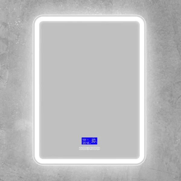 Зеркало BelBagno SPC-MAR-600-800-LED-TCH-RAD с bluetooth, термометром и радио