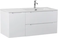 Тумба под раковину BelBagno Etna 120 R 2 ящика, дверца, bianco lucido