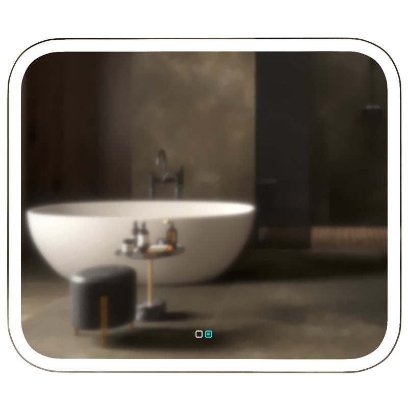Зеркало MIXLINE "Стив-2" 800*685 (ШВ) сенсорный выключатель, светодиодная подсветка + подогрев