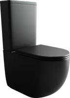 Унитаз-компакт напольный Ceramicanova Metropol CN4001MB черный матовый