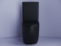 Унитаз-компакт напольный Ceramicanova Metropol CN4001MB черный матовый