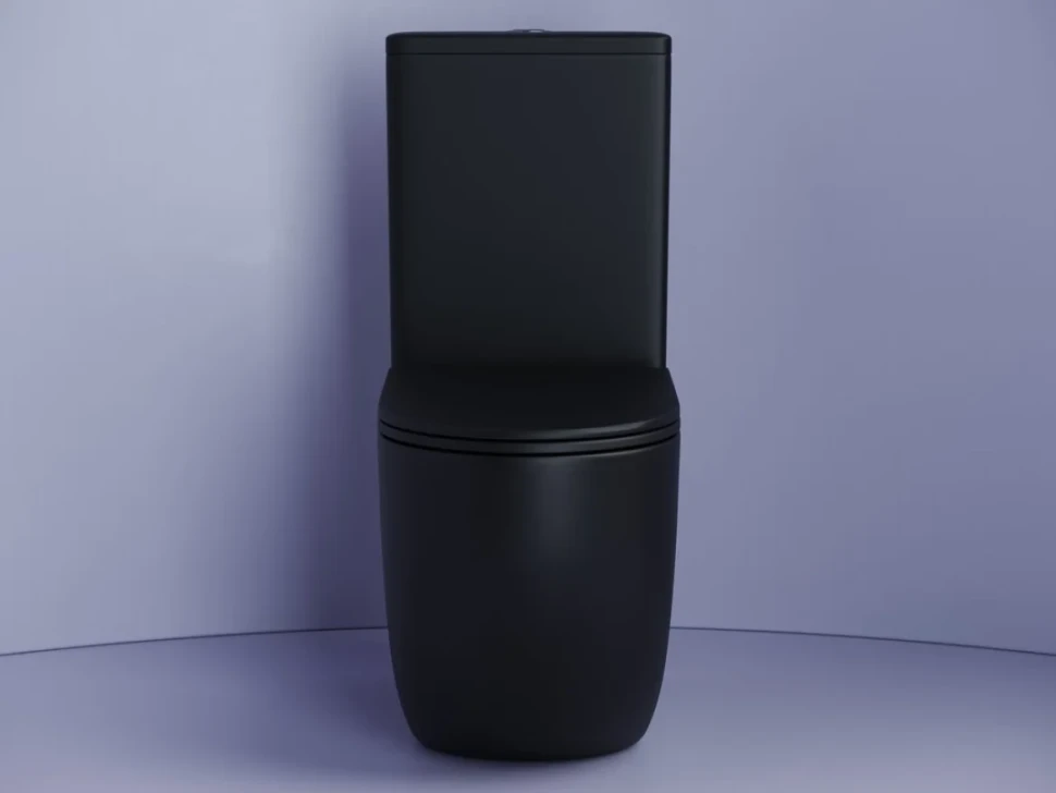 Унитаз-компакт напольный Ceramicanova Metropol CN4001MB черный матовый