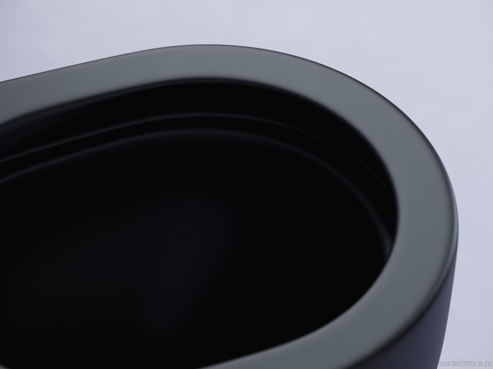 Унитаз-компакт напольный Ceramicanova Metropol CN4001MB черный матовый