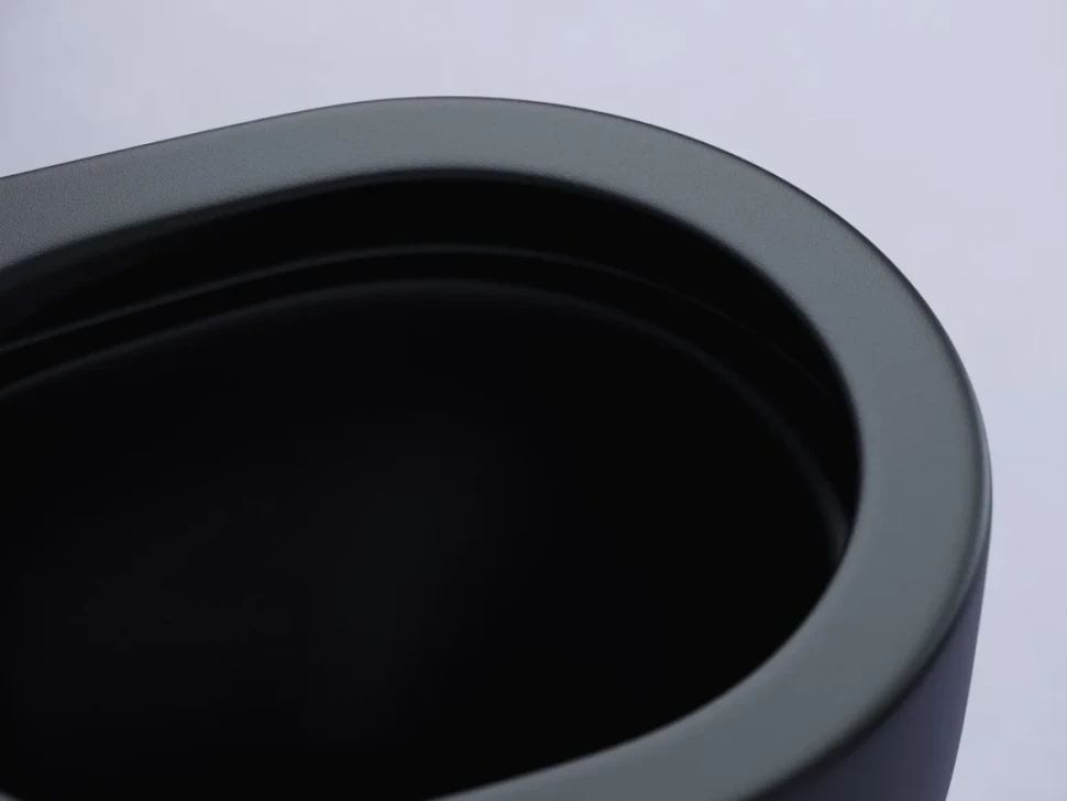 Унитаз-компакт напольный Ceramicanova Metropol CN4001MB черный матовый