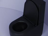 Унитаз-компакт напольный Ceramicanova Metropol CN4001MB черный матовый