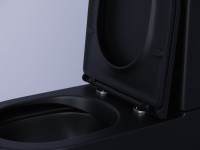 Унитаз-компакт напольный Ceramicanova Metropol CN4001MB черный матовый