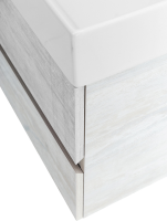 Мебель для ванной комнаты Cezares Molveno 46 120 legno bianco, с раковиной Cezares CZR-MIL-120-2-LVB
