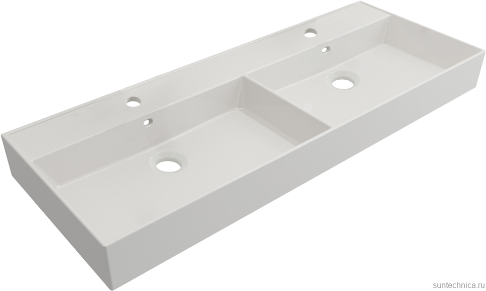Мебель для ванной комнаты Cezares Molveno 46 120 legno bianco, с раковиной Cezares CZR-MIL-120-2-LVB