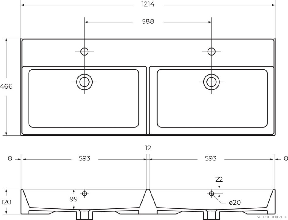 Мебель для ванной комнаты Cezares Molveno 46 120 legno bianco, с раковиной Cezares CZR-MIL-120-2-LVB