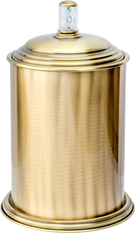 Мусорное ведро Boheme Murano Cristal 10907-CRST-BR бронза