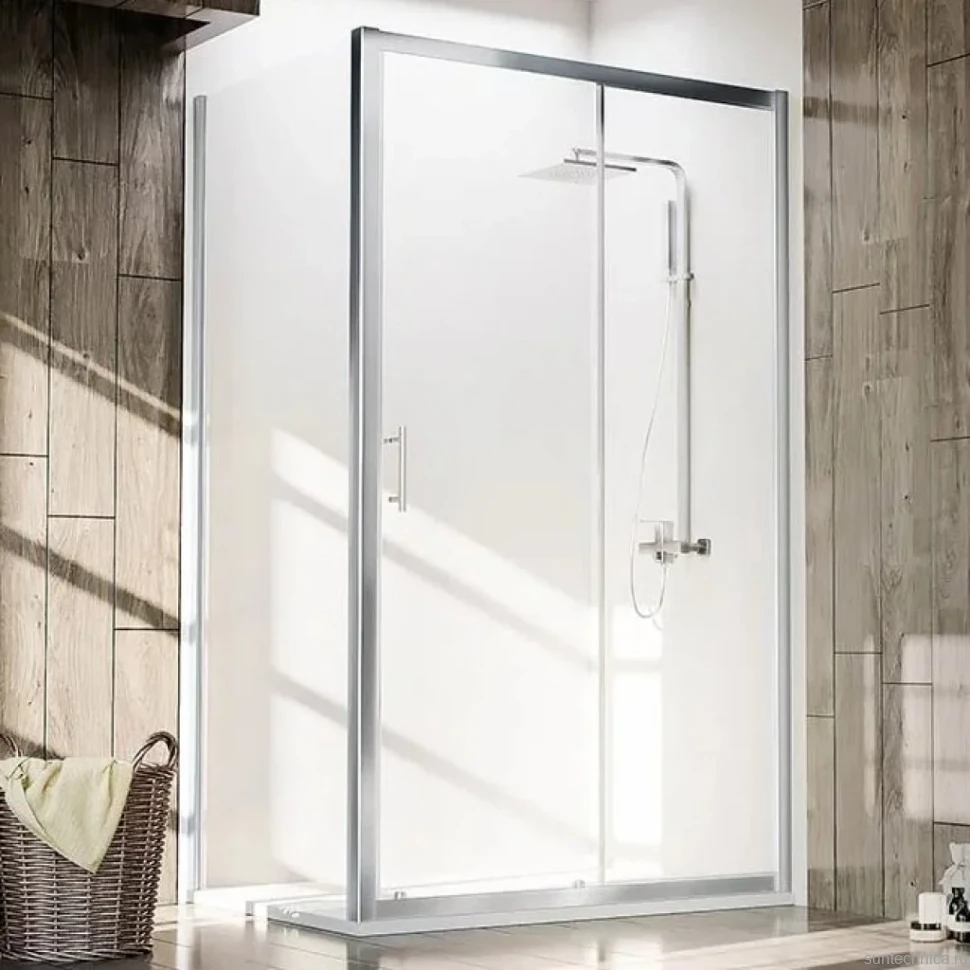 Душевой уголок Veconi Rovigo RV-072 140x90, профиль хром