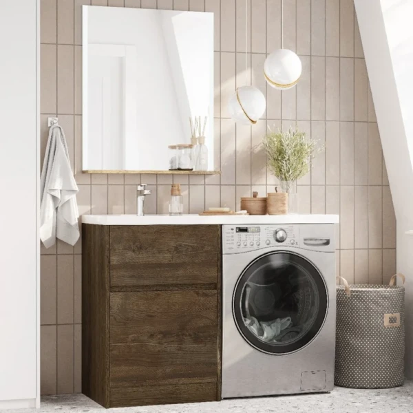Мебель для ванной комнаты AQUATON Лондри 60 L, дуб кантри