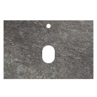 Тумба под раковину со столешницей BelBagno Kraft 70 подвесная, матовая голубая, столешница kep-70-grn