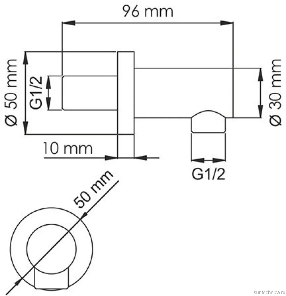 Шланговое подключение Wasserkraft A082