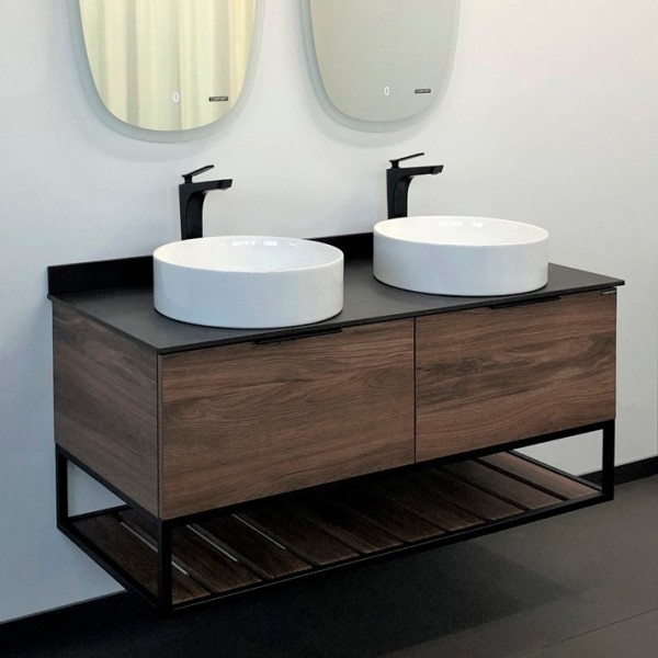 Тумба с раковиной Comforty Порто 120 две раковины