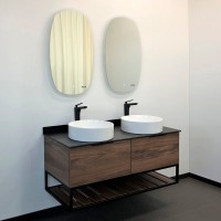 Тумба с раковиной Comforty Порто 120 две раковины