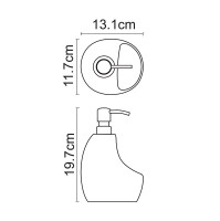 Комплект Смеситель Wasserkraft Alz 28807 + Дозатор K-8099 с емкостью для губки P