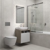 Унитаз подвесной KERAMA MARAZZI Modula MO.wc.02 безободковый, с микролифтом, глянцевый белый