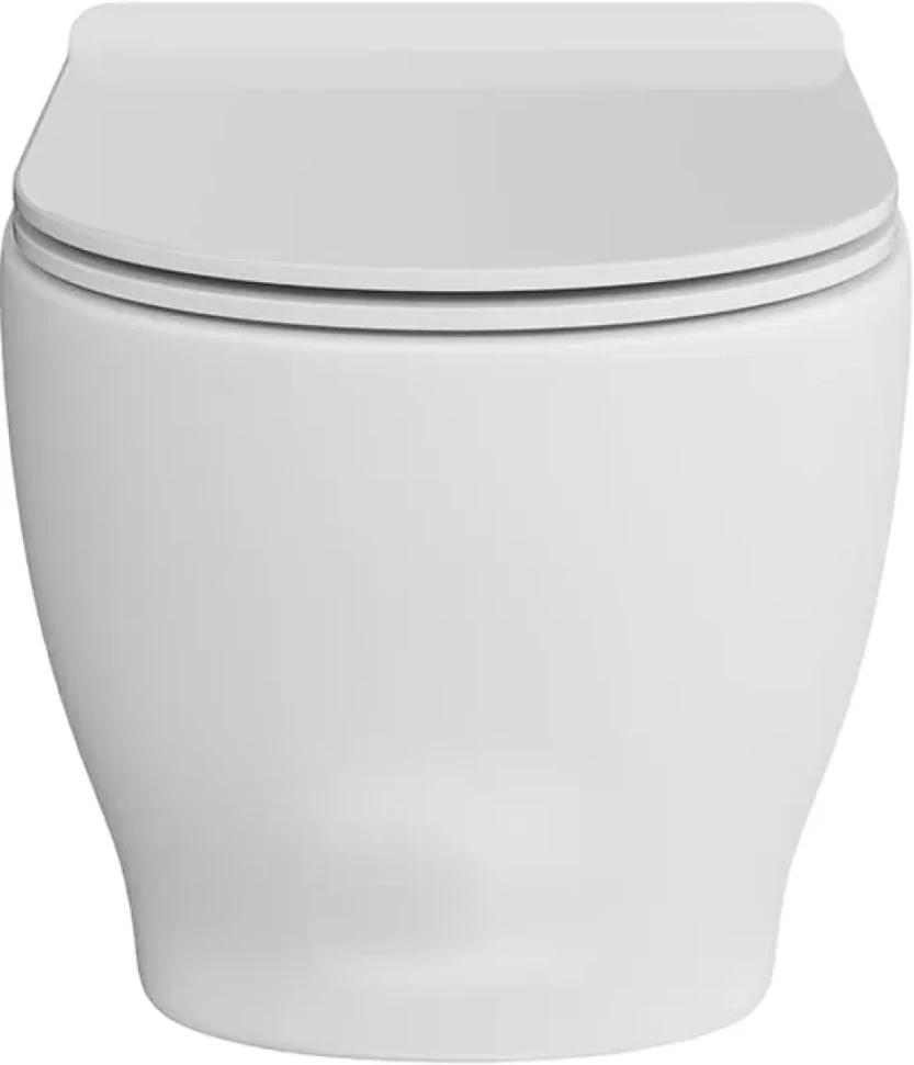 Унитаз подвесной KERAMA MARAZZI Modula MO.wc.02 безободковый, с микролифтом, глянцевый белый