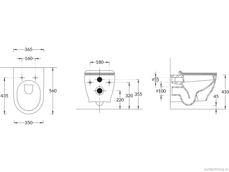 Унитаз подвесной KERAMA MARAZZI Modula MO.wc.02 безободковый, с микролифтом, глянцевый белый