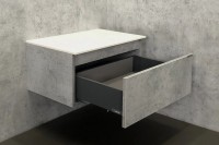Тумба Comforty Осло 60 бетон светлый