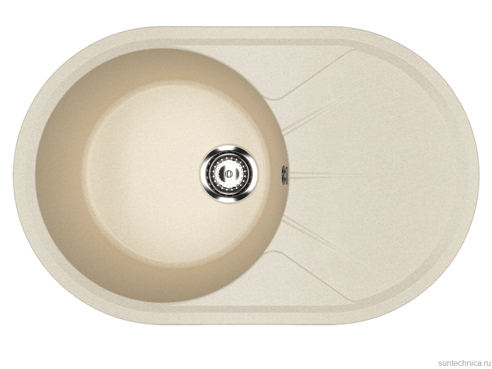 Мойка кухонная Ulgran U-503 -328 бежевая