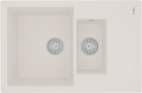 Комплект Мойка Lemark Ramza 760 9910040 жасмин + Смеситель Linara LM0405PJS жасмин