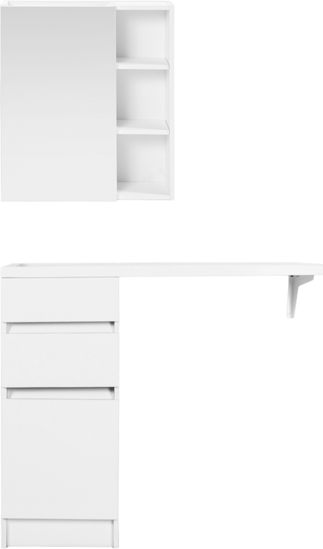 Мебель для ванной комнаты Orange Sistema 100 L под стиральную машину