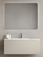 Мебель для ванной комнаты Sancos Snob R 1.0 100 beige soft Мебель для ванной комнаты Sancos Snob R 1.0 100 beige soft