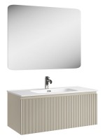 Мебель для ванной комнаты Sancos Snob R 1.0 100 beige soft Мебель для ванной комнаты Sancos Snob R 1.0 100 beige soft