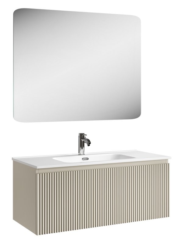 Мебель для ванной комнаты Sancos Snob R 1.0 100 beige soft